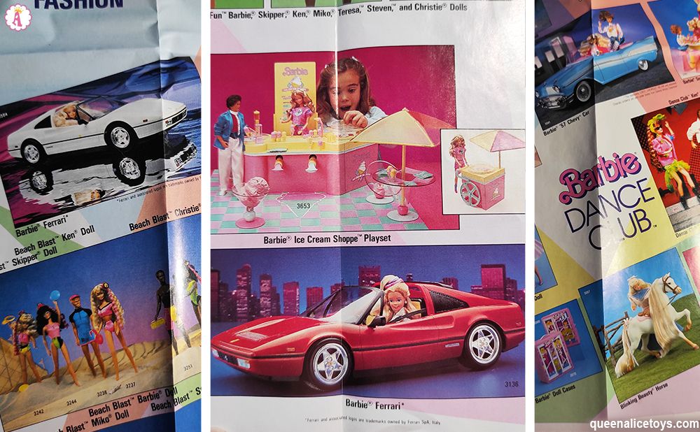Машины Барби 1988 года