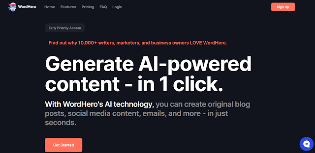 WordHero - AI Content Writer AI 內容編寫器