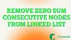 Remove Zero Sum Consecutive Nodes from Linked List