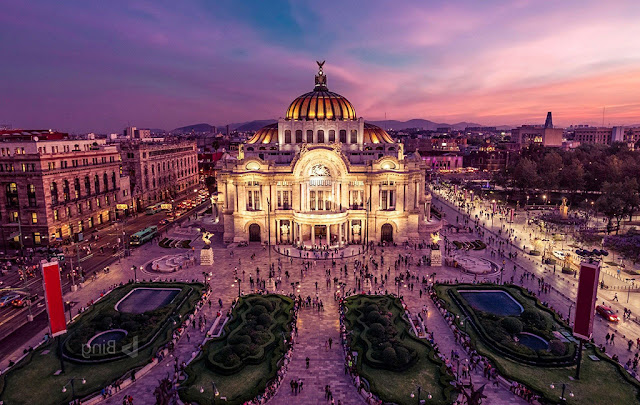 Palace of Fine Arts in Mexico City