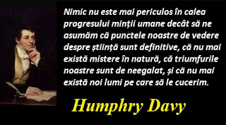 Citatul zilei: 17 decembrie - Humphry Davy