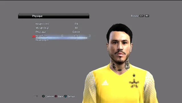 Gustavo Dulanto Face For PES 2013