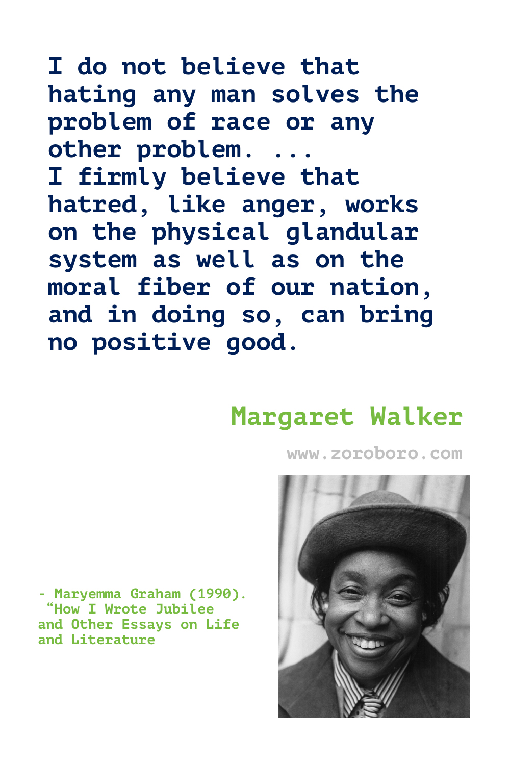 Margaret Walker Quotes.Margaret Walker Poems. Margaret Walker Poetry. Margaret Walker Books/Interviews. Margaret Walker