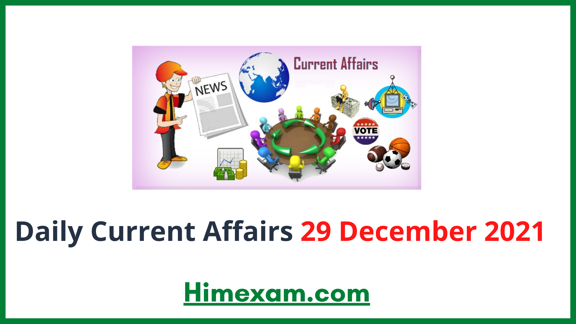 Daily Current Affairs 29 December 2021