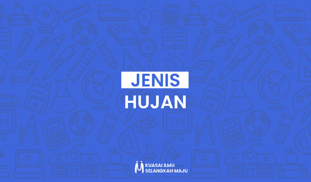 Hujan, Jenis Hujan,