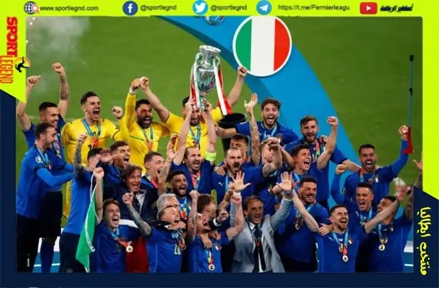 احتفالات لاعبي منتخب إيطاليا بلقب كأس امم اوروبا 2020
