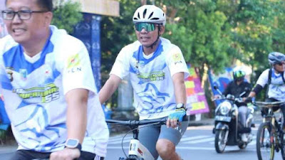 Kapolres Lahat Ikuti Kegiatan Fun Bike Adventure Dalam Rangka Hari Bhayangkara ke 78, Simak!