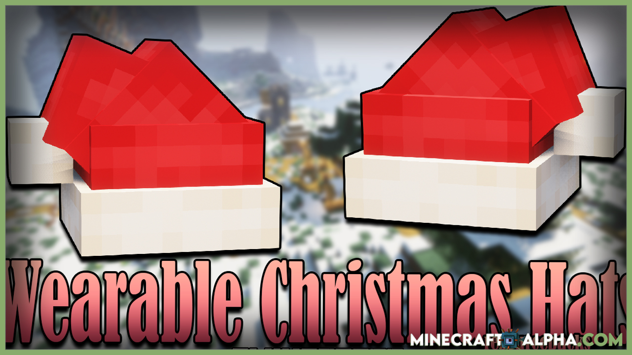 Wearable Christmas Hats Resource Pack 1.18.1