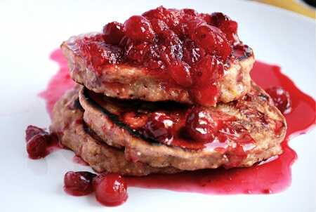 Cranberry Pancakes: Turn Leftover Cranberry Sauce into Breakfast!