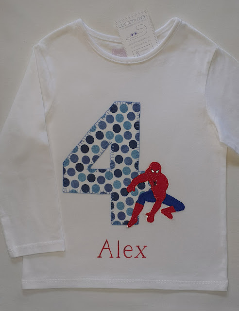 camiseta cumpleaños Spiderman