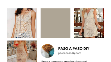 Vestidos de playa a Crochet