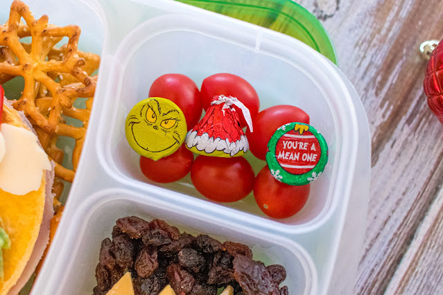 Lunchbox Dad: The Grinch Food Art Christmas Lunch Recipe