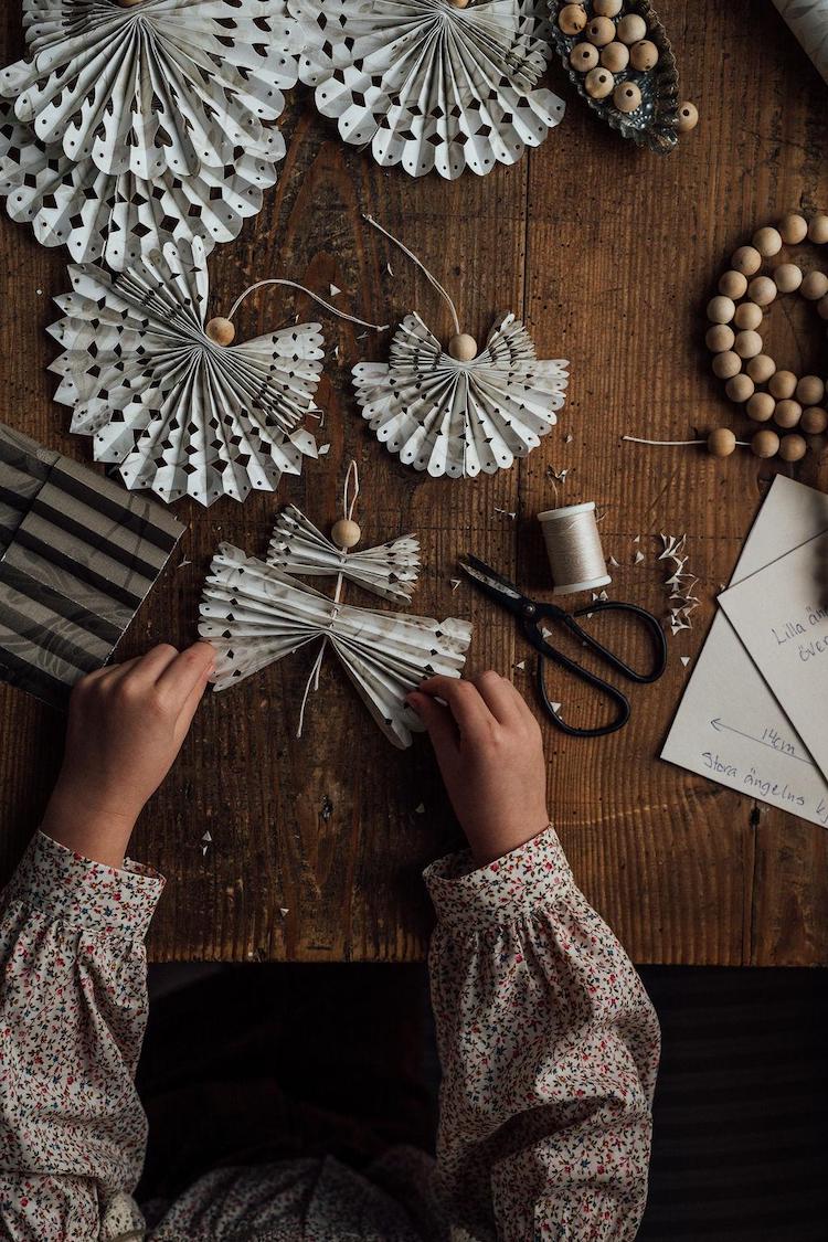 How To Make Swedish Christmas Angels From Paper