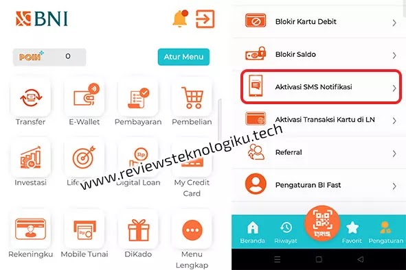 cara mengganti nomor handphone yang terdaftar di bni secara online