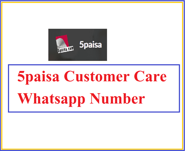 5paisa customer care whatsapp number