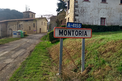 Montoria, inicio del recorrido Montoria, inicio del recorrido