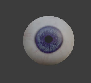 Eye deepblue free 3d models fbx obj blend dae