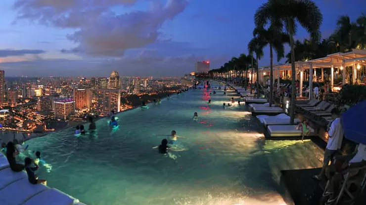 Infinity Pool Marina Bay Sands Singapore