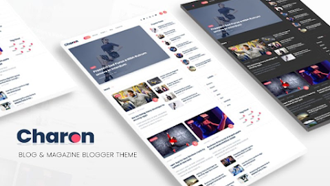 Charon v1.2 premium Blogger Templates