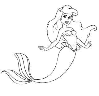Comment Dessiner Ariel la Petite Sirène Étape par Étape