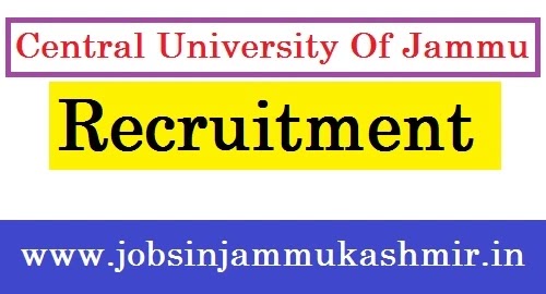 Central University Of Jammu recruitment