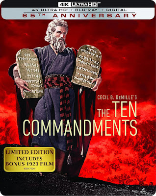  The Ten Commandments Blu-ray 4K 65th Anniversary