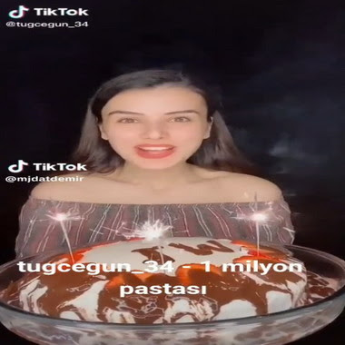 tiktok com - tugcegun_34 - 1 milyon pastası