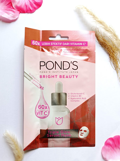 Review POND'S Bright Beauty Triple Glow Serum Mask