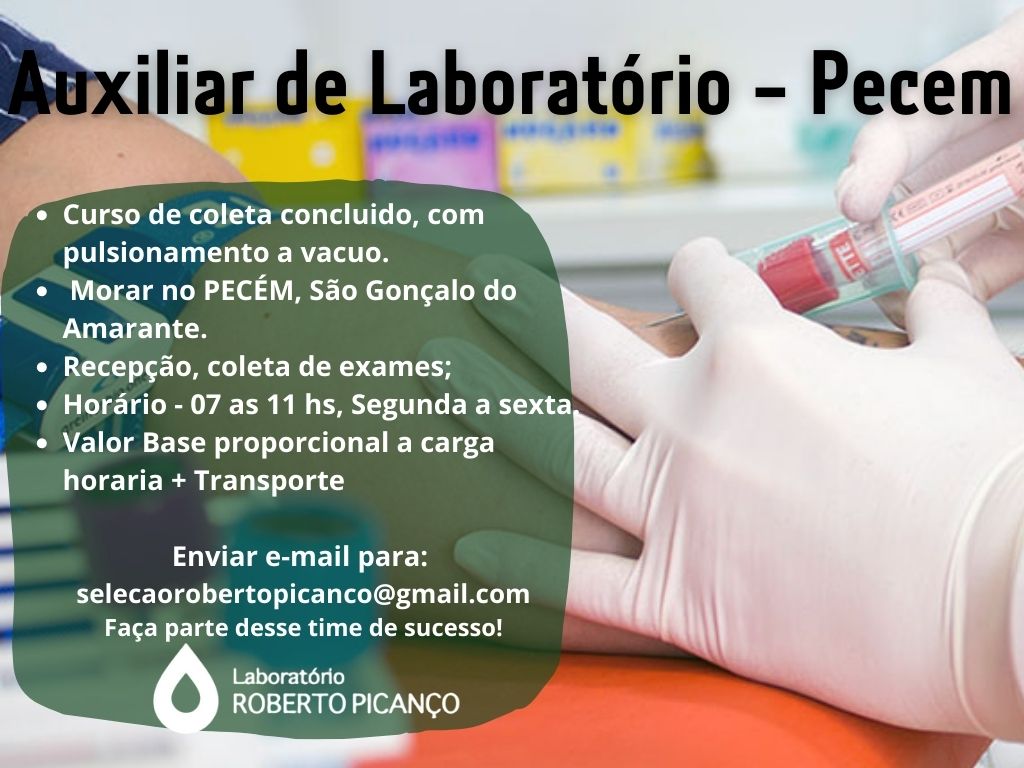 AUXILIAR DE LABORATÓRIO