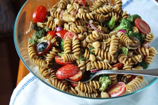 Pasta Salad with Balsamic Basil Vinaigrette Recipe