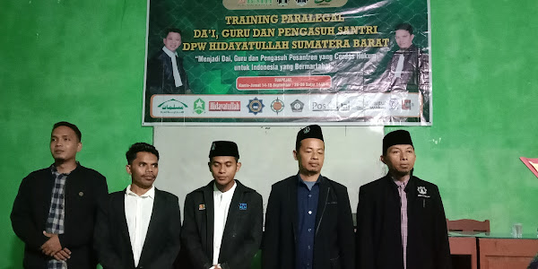 DPW Hidayatullah Sumatera Barat Gelar Pelatihan Paralegal