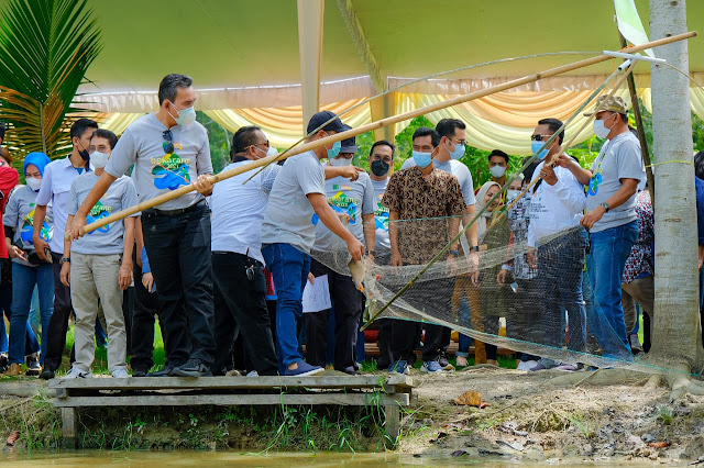 Rangkaian Anugerah Pesona Indonesia Pemkab Muba Gelar Festival Bekarang Wisata Air