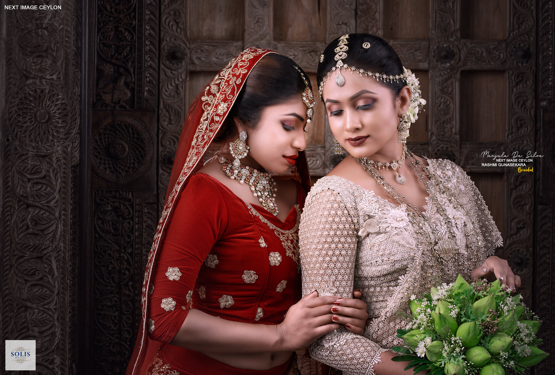 Dilsha & Teesha  NEXT IMAGE CEYLON bridal model photgraphy
