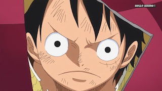 ワンピースアニメ WCI編 826話 ルフィ Monkey D. Luffy | ONE PIECE ホールケーキアイランド編