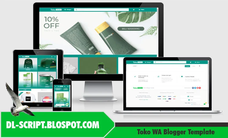 Toko WA Blogger Template