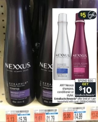 Nexxus Shampoo CVS Freebie Deal 10/17-10/23