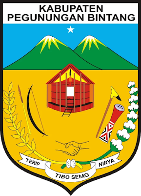 Logo / Lambang Kabupaten Pegunungan Bintang - Latar (Background) Putih & Transparent (PNG)