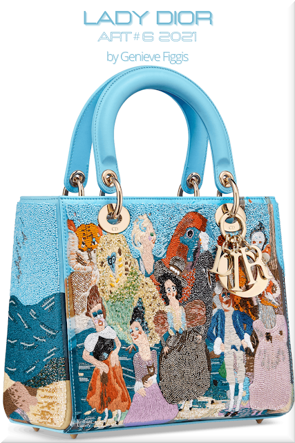 ♦Lady Dior Bag Art Edition 6th 2021 by Genieve Figgis Ireland #dior #brilliantluxury