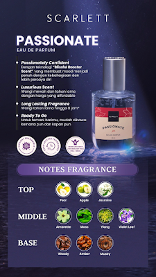 notes fragrance scarlett passionate