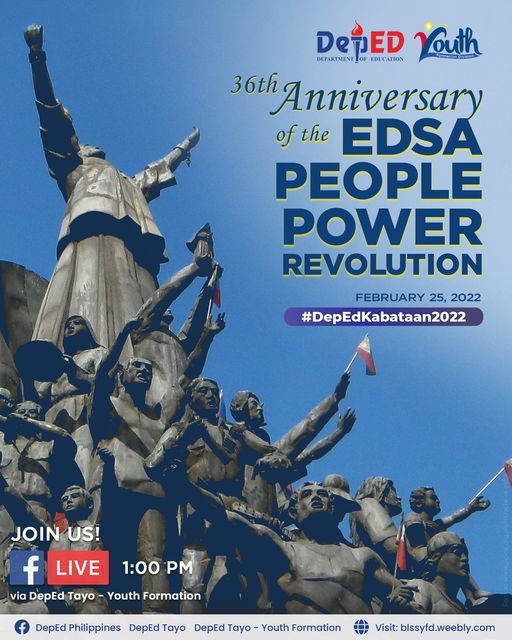 Join DepEd Free Webinar | Virtual Event on 36th Anniversary of the EDSA People Power Revolution | Now Happening!