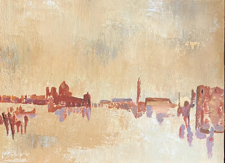 Un chemin dans la peinture
