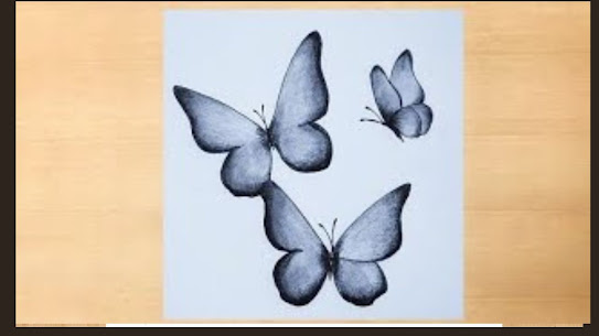 Butterfly Drawing Easy Drawing Painting Idea