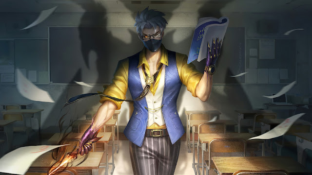 hanzo insidious tutor special skin mobile legends wallpaper hd