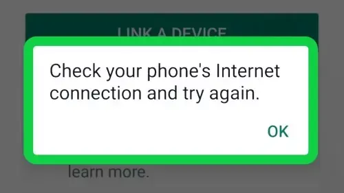 How o Fix WhatsApp Check Your Phone's Internet Connection And Try Again Problem Solved