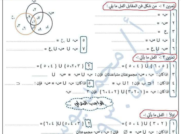 كراشة معلم المستقبل فى الرياضيات للصف الخامس الابتدائى الفصل الدراسى الاول للاستاذ محمد يوسف