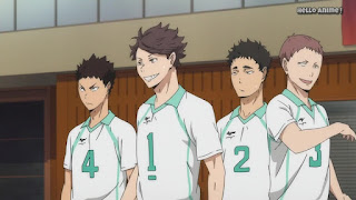 ハイキュー!! アニメ 2期24話 | 及川徹  岩泉一 松川一静 花巻貴大 | HAIKYU!! Aobajohsai vs Karasuno