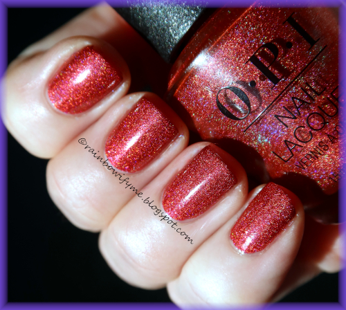 OPI: Paint The Tinsel Town Red