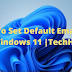 How to Set Default Email App in Windows 11 | Default Email App | TechHarry