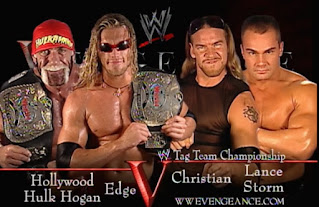 WWE Vengeance 2002 Review - Hollywood Hulk Hogan & Edge vs. Christian and Lance Storm