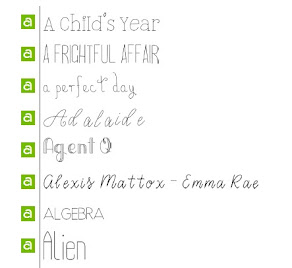 Free PDF. Samples of all Cricut Writing style fonts. Go to the groups Files section to download.